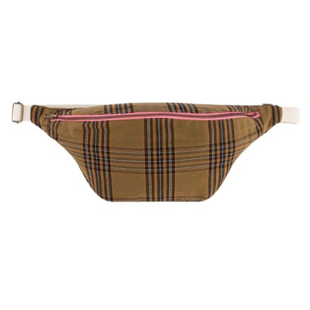 Sac banane tartan – Rose in April | Style urbain & compact