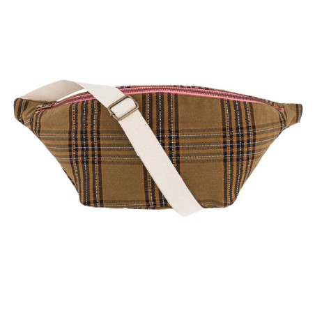 Sac banane tartan – Rose in April | Style urbain & compact