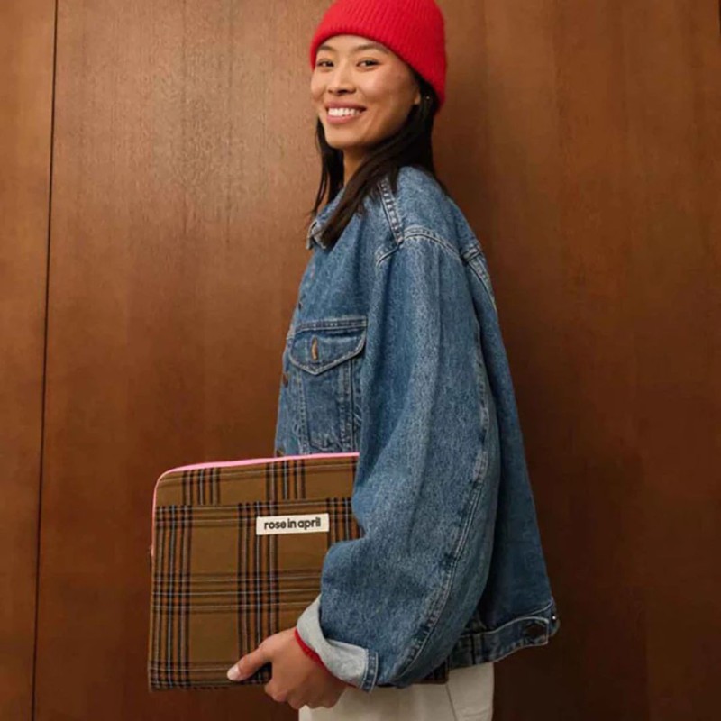 Housse ordinateur 13/14″ Octave Rose in April - protection élégante