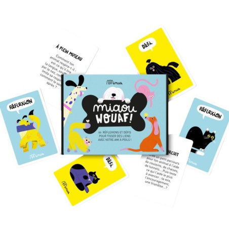 Kit de Discussions Miaou Wouaf – Minus Éditions | Paroles & émotions animalières