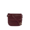 Nina cherry croco - Sac en cuir à bandoulière - O My Bag