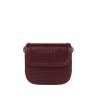 Nina cherry croco - Sac en cuir à bandoulière - O My Bag