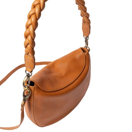 Lana cognac - Sac en cuir à bandoulière - O My Bag