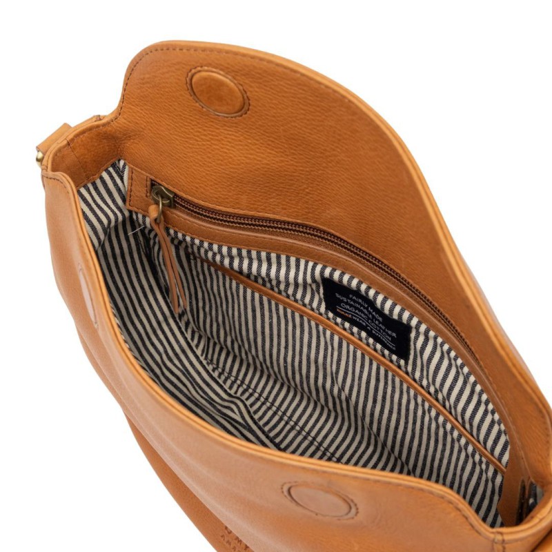 Lana cognac - Sac en cuir à bandoulière - O My Bag