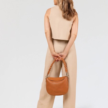 Lana cognac - Sac en cuir à bandoulière - O My Bag