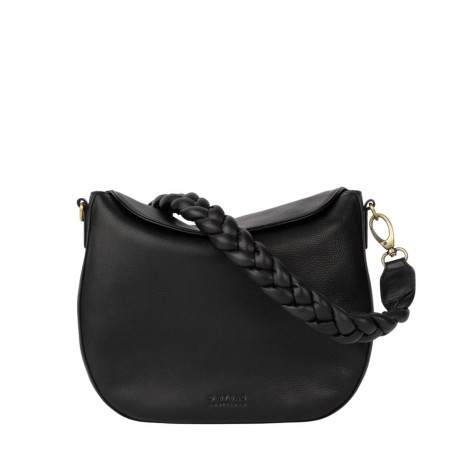 Lana black - Sac en cuir à bandoulière - O My Bag