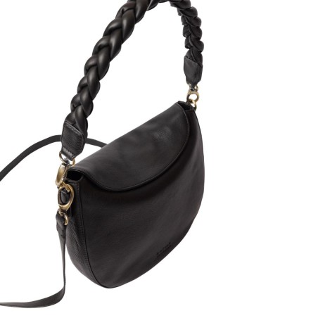 Lana black - Sac en cuir à bandoulière - O My Bag