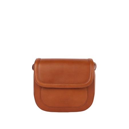 Nina cognac - Sac en cuir à bandoulière - O My Bag