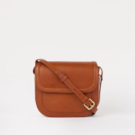 Nina cognac - Sac en cuir à bandoulière - O My Bag