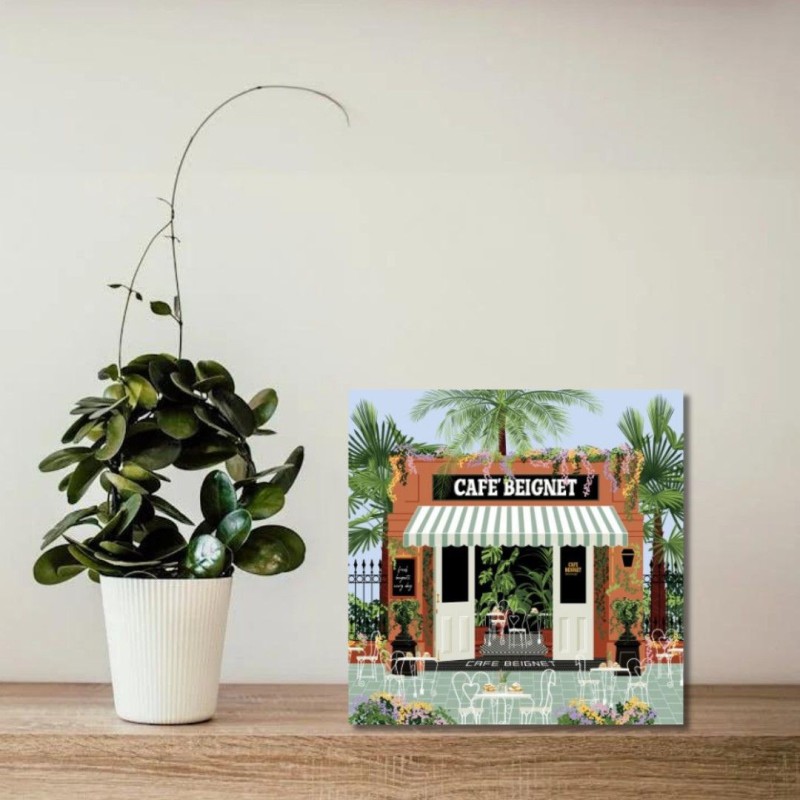 Puzzle 1000 pièces - Café Beignet - Pieces & Peace