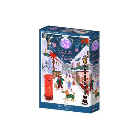Puzzle 500 pièces - Let it snow Londres - Pieces & Peace