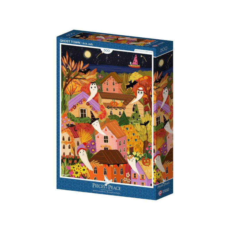 Puzzle 500 pièces - Ville fantôme - Pieces & Peace