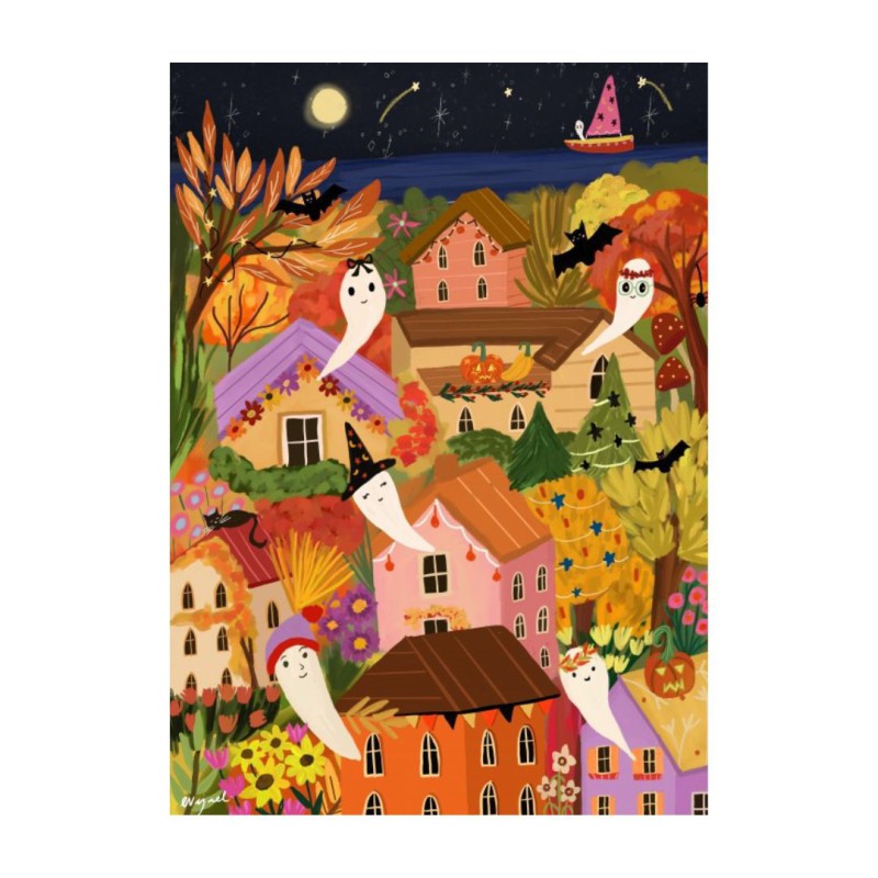 Puzzle 500 pièces - Ville fantôme - Pieces & Peace