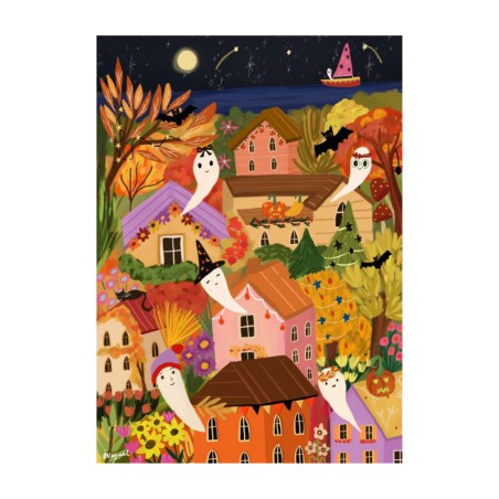 Puzzle 500 pièces - Ville fantôme