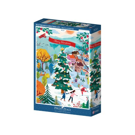 Puzzle 500 pièces - Patiner dans la joie - Pieces & Peace