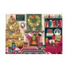 Puzzle 2000 pièces - Cheminée de fête