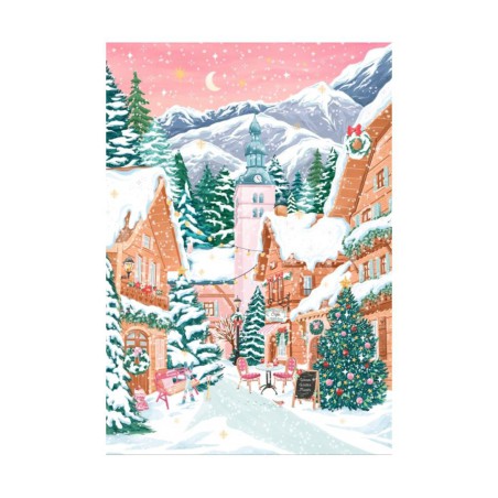 Puzzle 1000 pièces - Mégève, alpes françaises