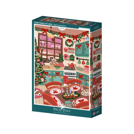 Puzzle 1000 pièces - La cuisine de noël