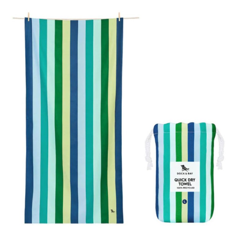 Serviette Quick-Dry Beach Towel XL – Dock & Bay | Séchage rapide recyclé
