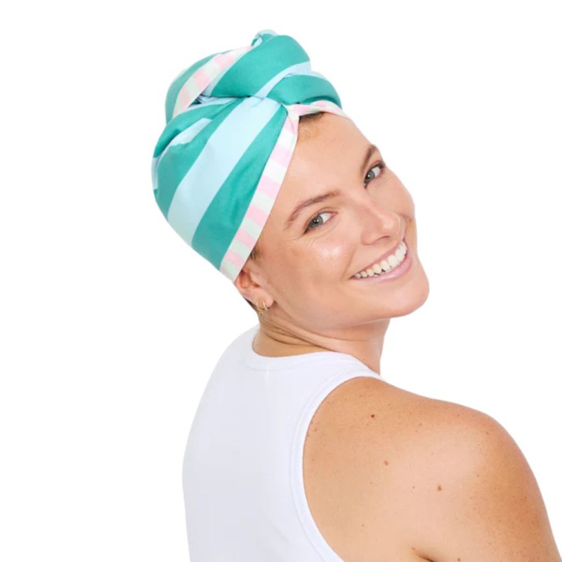Hair Wrap Quick-Dry Dock & Bay – Serviette cheveux micro-fibre absorbante & compacte
