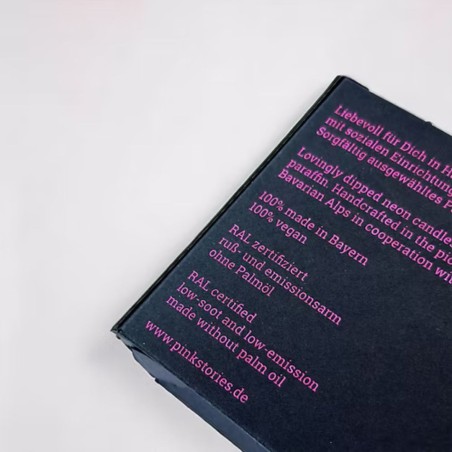 Bougies Pillar Dip Dye Twinkle Purple Diamonds – Pink Stories | Lot de 4 bougies décoratives