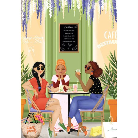 Puzzle 1000 pièces Marie-Chantal « Happy Hour » – La Puzzlerie