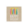 Serviette en papier Happy Birthday - Talking Tables
