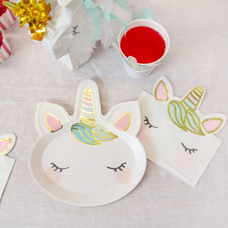 Serviette en papier We Heart Unicorn - Talking Tables