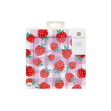 Serviette en papier Mellow Strawberry