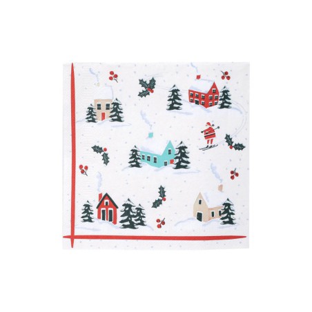Serviette en papier Fun Santa