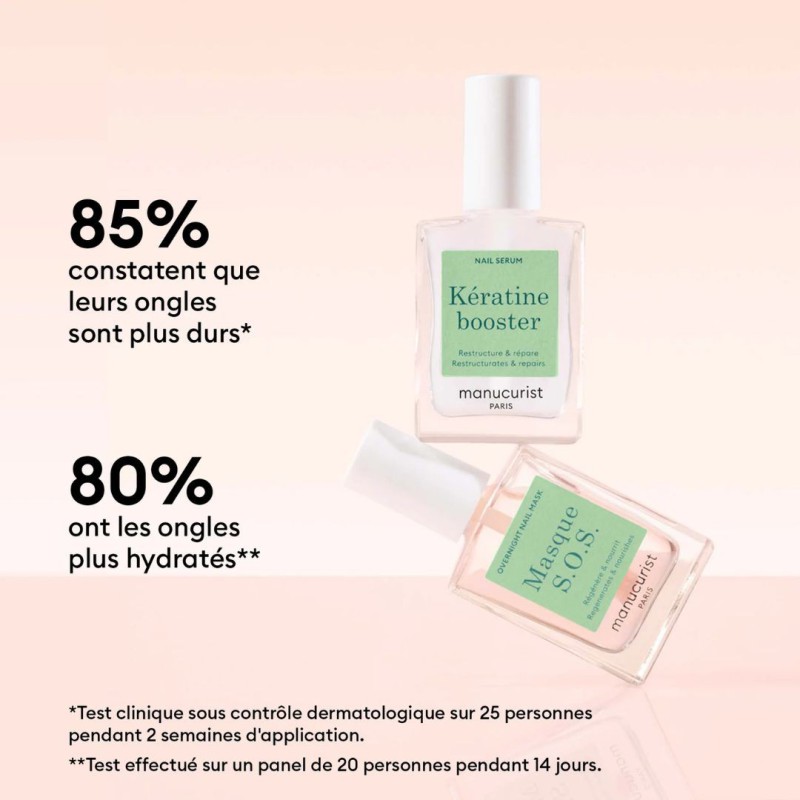 Soin des ongles - Duo day/night - kératine/masque - Manucurist