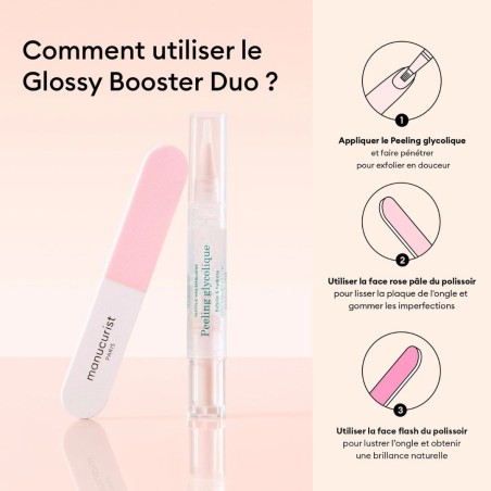 Soin des ongles - Glossy booster duo - Manucurist
