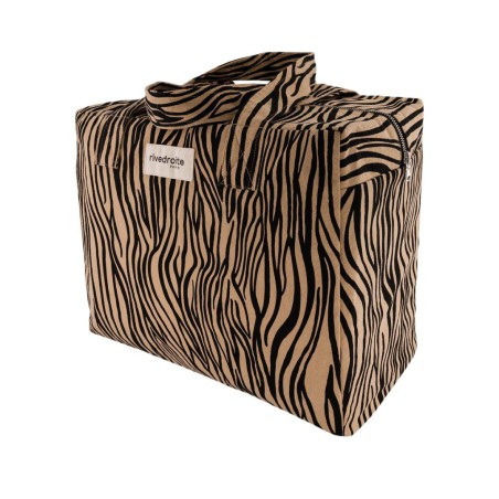 Sac 24 heures Célestins Zebra – Rive Droite | Sac week-end en coton recyclé durable