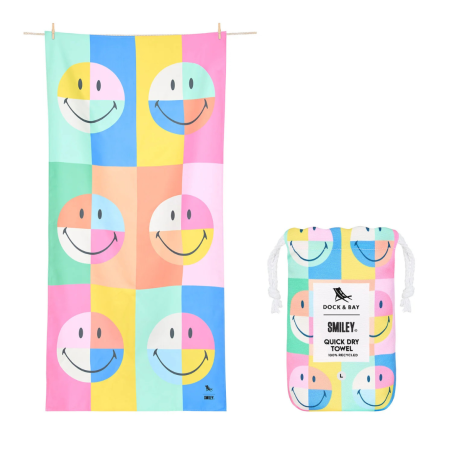 Serviette Quick-Dry Beach Towel XL – Dock & Bay | Séchage rapide recyclé