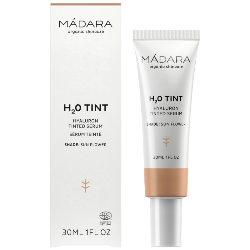 H2O Hyaluron Tinted Serum MÁDARA – Soin & teint unifié vegan