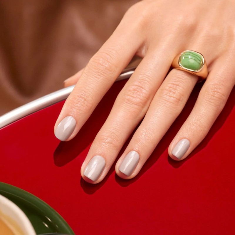 *Vernis à ongles semi-permanent GREEN Flash Tweed - Manucurist
