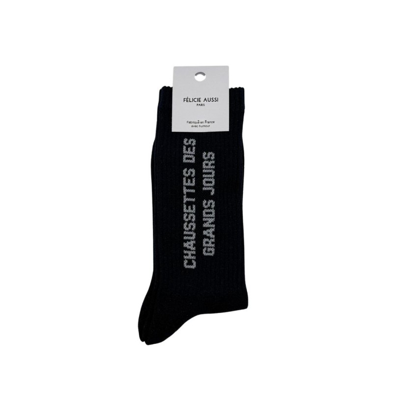 Félicie Aussi - Chaussettes Paillettes Dancing Queen Rose