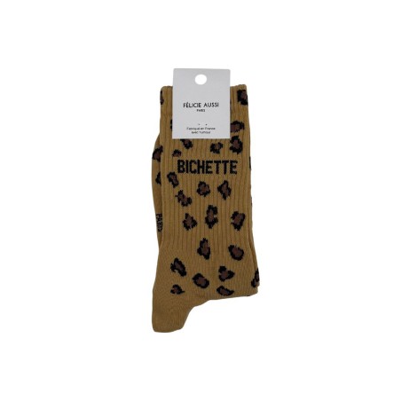 Félicie Aussi - Chaussettes Paillettes Dancing Queen Rose