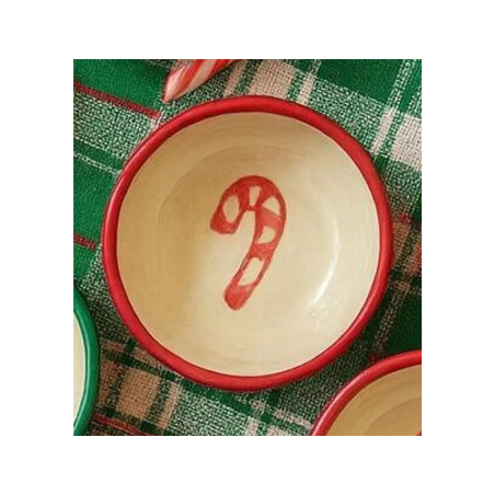 Petit bol en céramique fait main – Motifs andalous émaillés - Kult