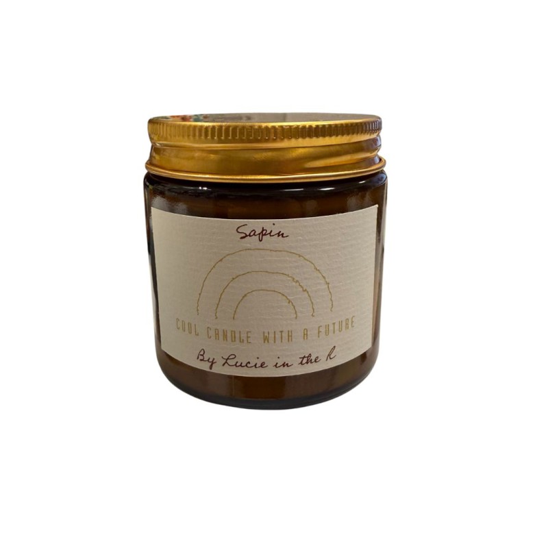 Lucie in the R – Bougie parfumée Sapin 120g – Cire de soja naturelle