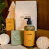 Coffret Noël - Savon liquide & solide Miel, tranche de savon de Marseille - Fer à cheval