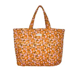 Cabas – Sac Cabas Matelassé en 100% Coton Fait Main, 40 x 35 x 15 cm | Bindi Atelier