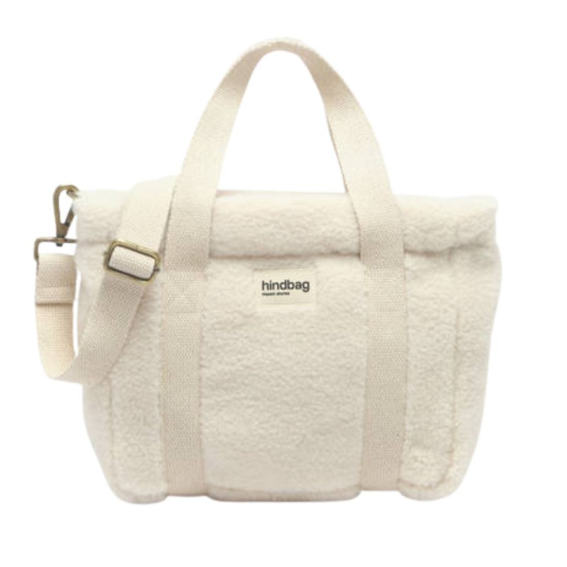 Sac à main Louise en coton vert argile – Hindbag, bio & design élégant