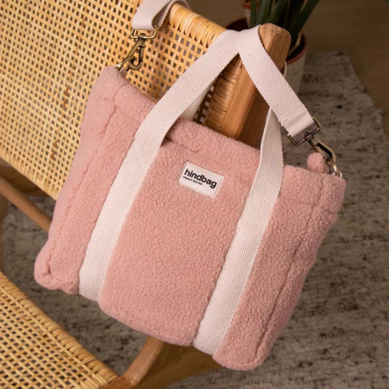 Sac à main Louise en coton vert argile – Hindbag, bio & design élégant