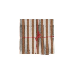 Serviettes en tissu Suzette à Table – Lot de 4 – Coton surcyclé et coloré