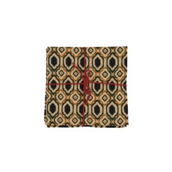 Serviettes en tissu Suzette à Table – Lot de 4 – Coton surcyclé et coloré