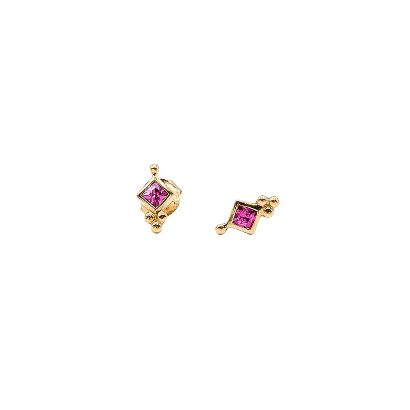 Boucles d'oreille Jaipur Pink - Assaya Jewelry