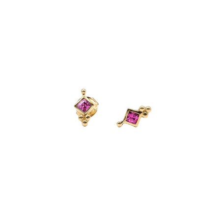 Boucles d'oreille Jaipur Pink - Assaya Jewelry