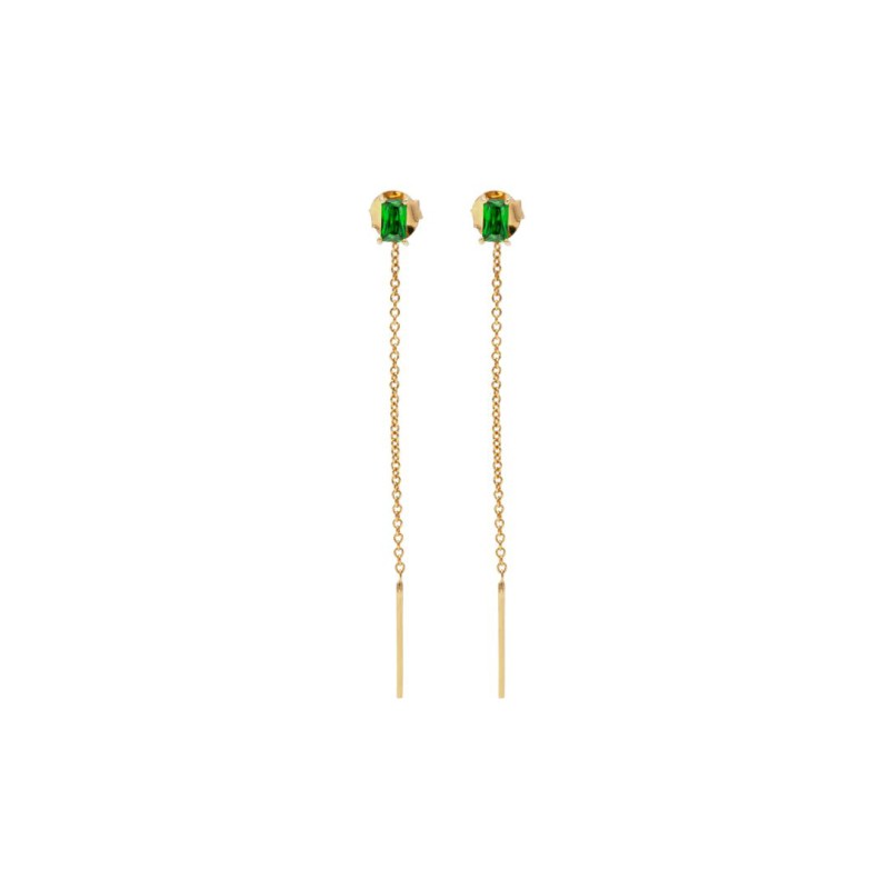 Boucles d'oreilles Vérone vert - Assaya Jewelry