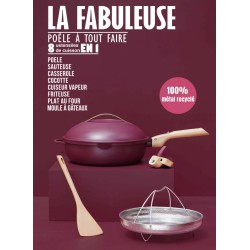 La Fabuleuse poêle tout-en-un – 8 ustensiles en 1